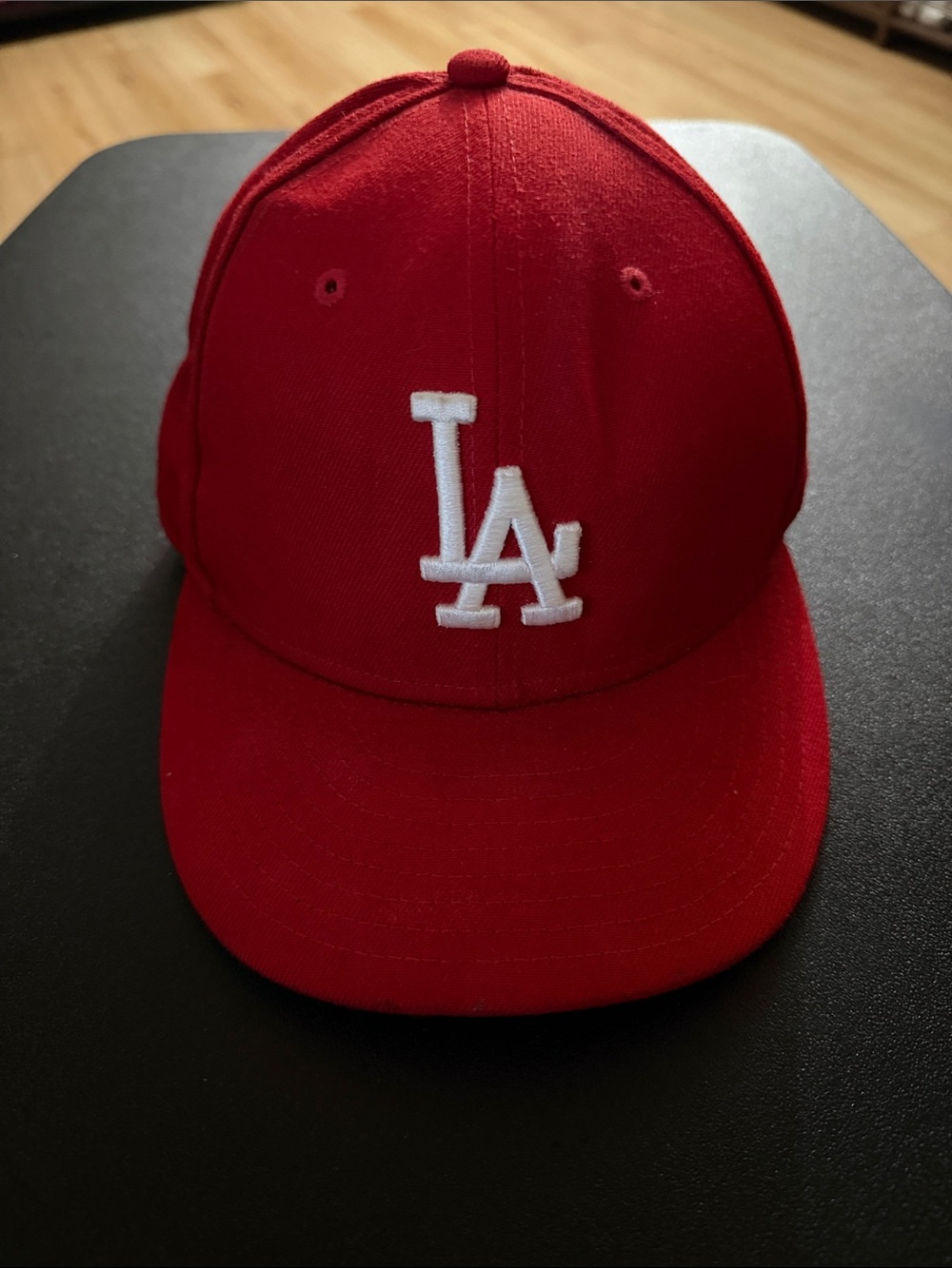 59Fifty Red LA Dodgers red fitted hat 7 1/4